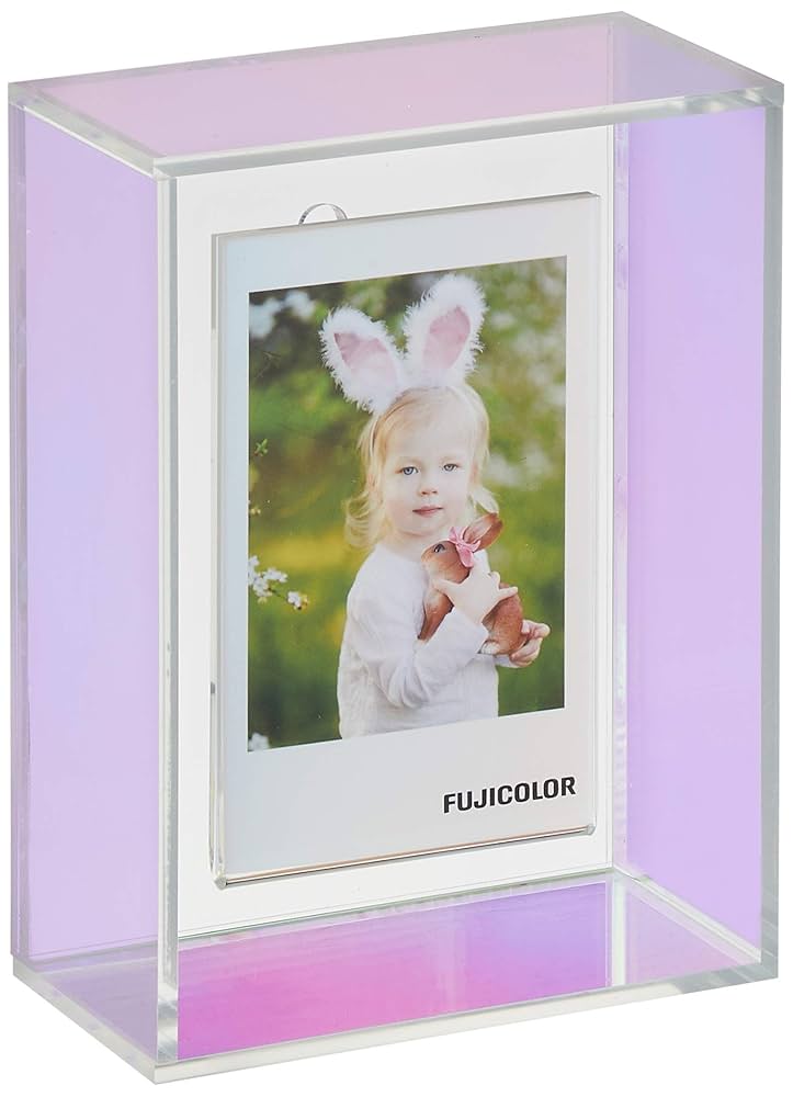 Amazon | FUJICOLOR アクリルコロンフレーム チェキ レインボー